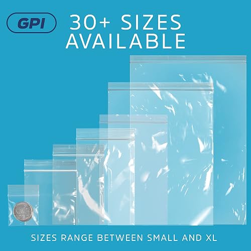 thumbnail interactive-video image 1 of Pack1 Small Clear Zip Bags - 3x4 Inch, 2 Mil Thick, Resealable Lock Baggies (100-Pack) 1 of 4