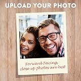 Printster 12 Pack Personalised Photo Face Masks Hen Stag Birthday Party DIY Kit view 2