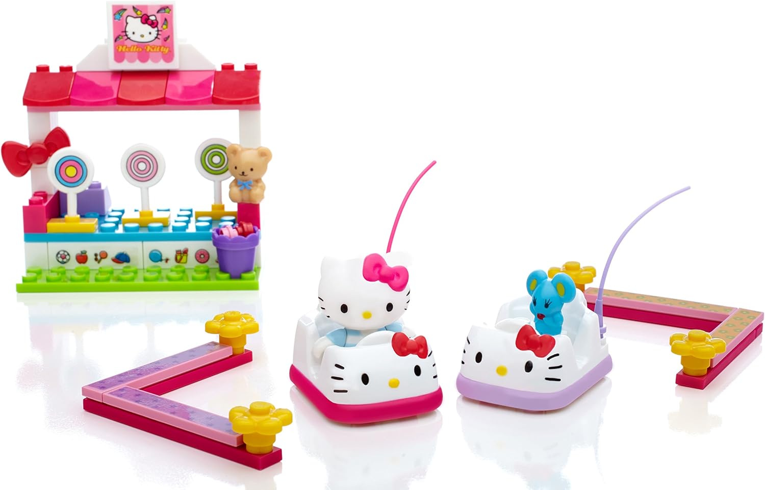 選べるサイズ展開 メガブロック キティーちゃん ハローキティ ブロック おもちゃ Mega Bloks Hello Kitty Busy Bumper Cars Building Kit 全国宅配無料 Tandifat Com
