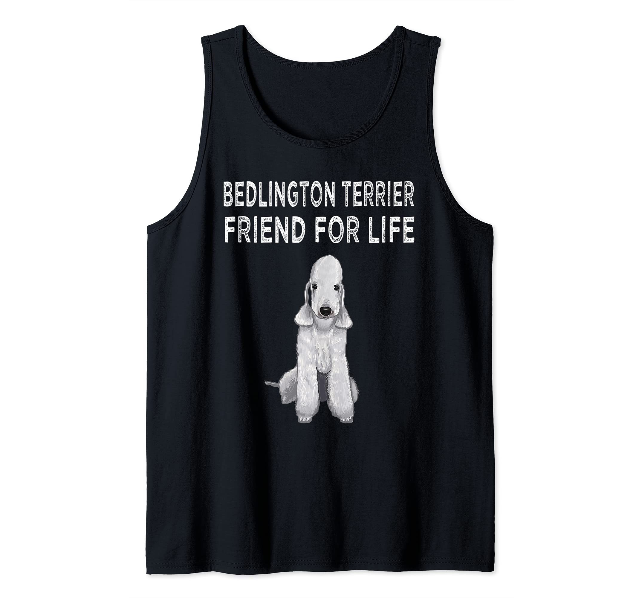 Bedlington Terrier Friend For Life Dog Friendship Tank Top