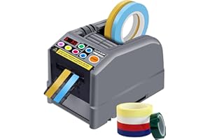 ZABORO Automatic Tape Dispenser Ribbon Cutting Machine, 39" MAX Cutting Length, Electric Tape Cutting Machine 2.36" Width Tapes, Manual & Auto Modes