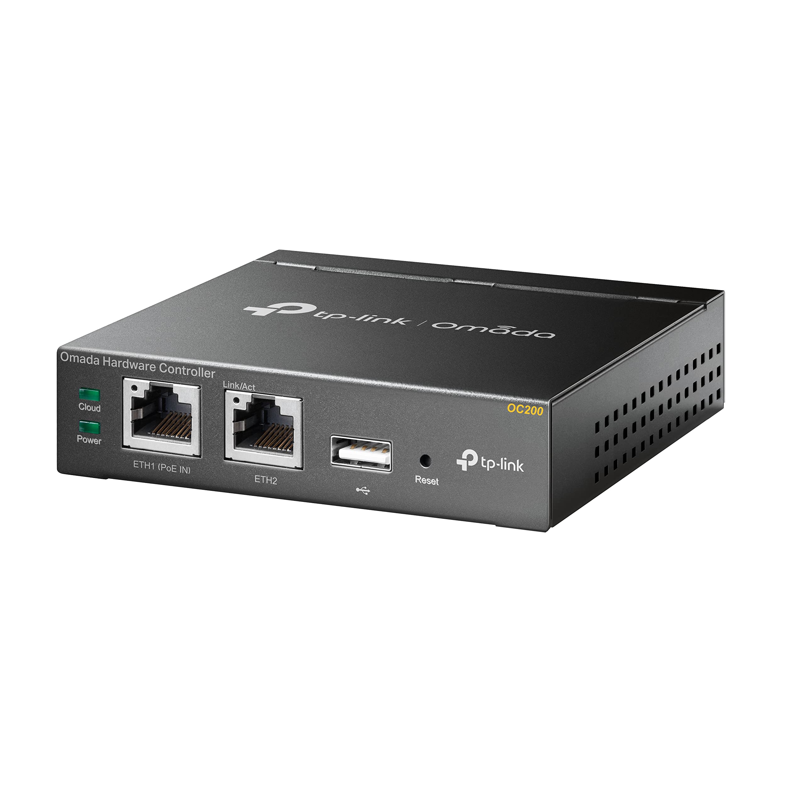 TP-Link OC200 Hybrid Cloud PoE Controller - Metal Enclosure - Real-time Monitoring - Plug and Play - USB for Automatic Backup