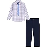 Tommy Hilfiger Boys 3-Piece Formal Set, Includes Dress Shirt, Dress Pants, Tie