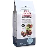 Paramount roasters Limited Edition Dubai Chocolate Strawberry Flavored Ground Coffee, 12oz Medium Roast