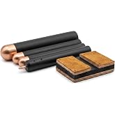Stone Age Toolkit Copper Boppers, Flint Knapping Tool Pressure Flakers, Tools Set for Volcanic Glass Mythical Crystal, Notching Tools (Complete Flint Knapping kit)