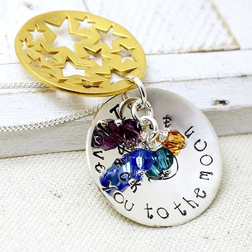 personalized name necklace for mom