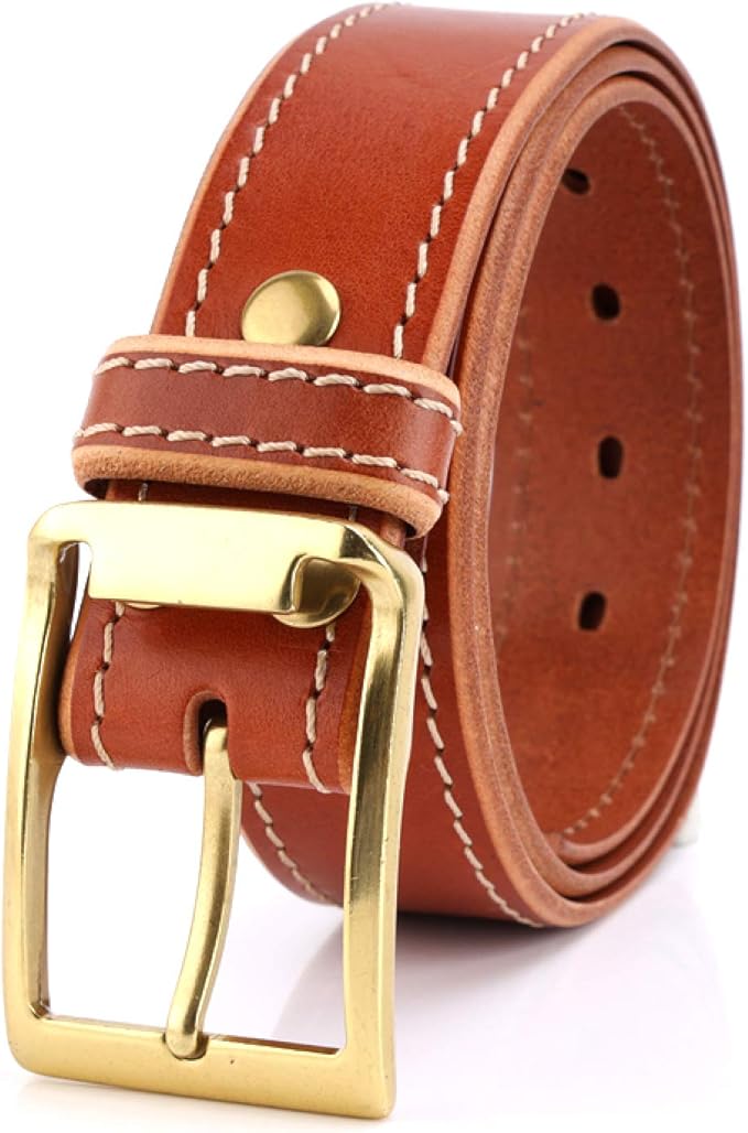NOBCE Men's Leather Dress Belts Made with Premium Quality Classic and
