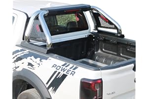 SYHVU Truck Bed Roll Bar, Polished Stainless Steel Sport Pickup Roll Bars, Cargo Racks Compatible with Tacoma, Ranger,Colorado,Silverado,Sierra,Tacoma,Tundra,Titan,Frontier