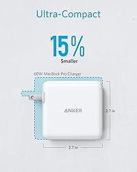 USB C Charger, Anker 60W 2-Port PowerPort Atom PD 2