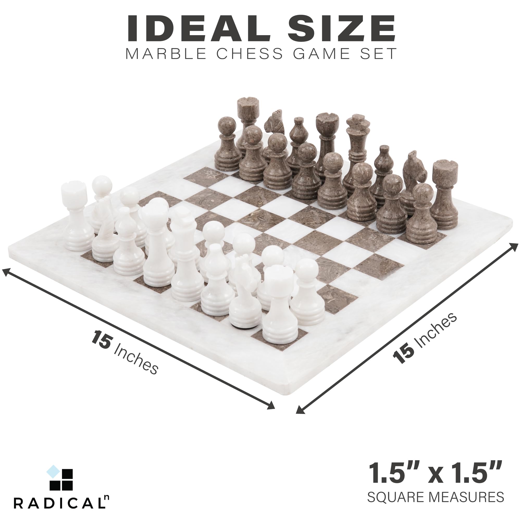 Radicaln Marble Chess Set 15