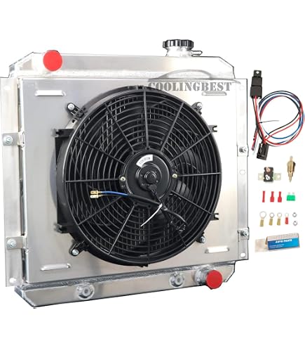 Fj40 Ls Conversion Radiator FJ40 FJ45 Replacement Radiator 3 Row Aluminum Radiator For Toyota Land ...