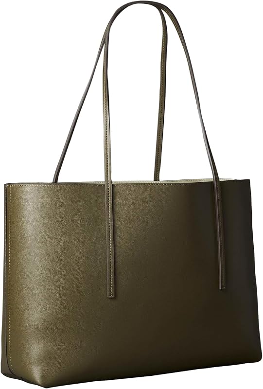 Women Foil Logo Tote W/Pouch Lv04F3274G Tote, Beige (Olive Night), One Size
