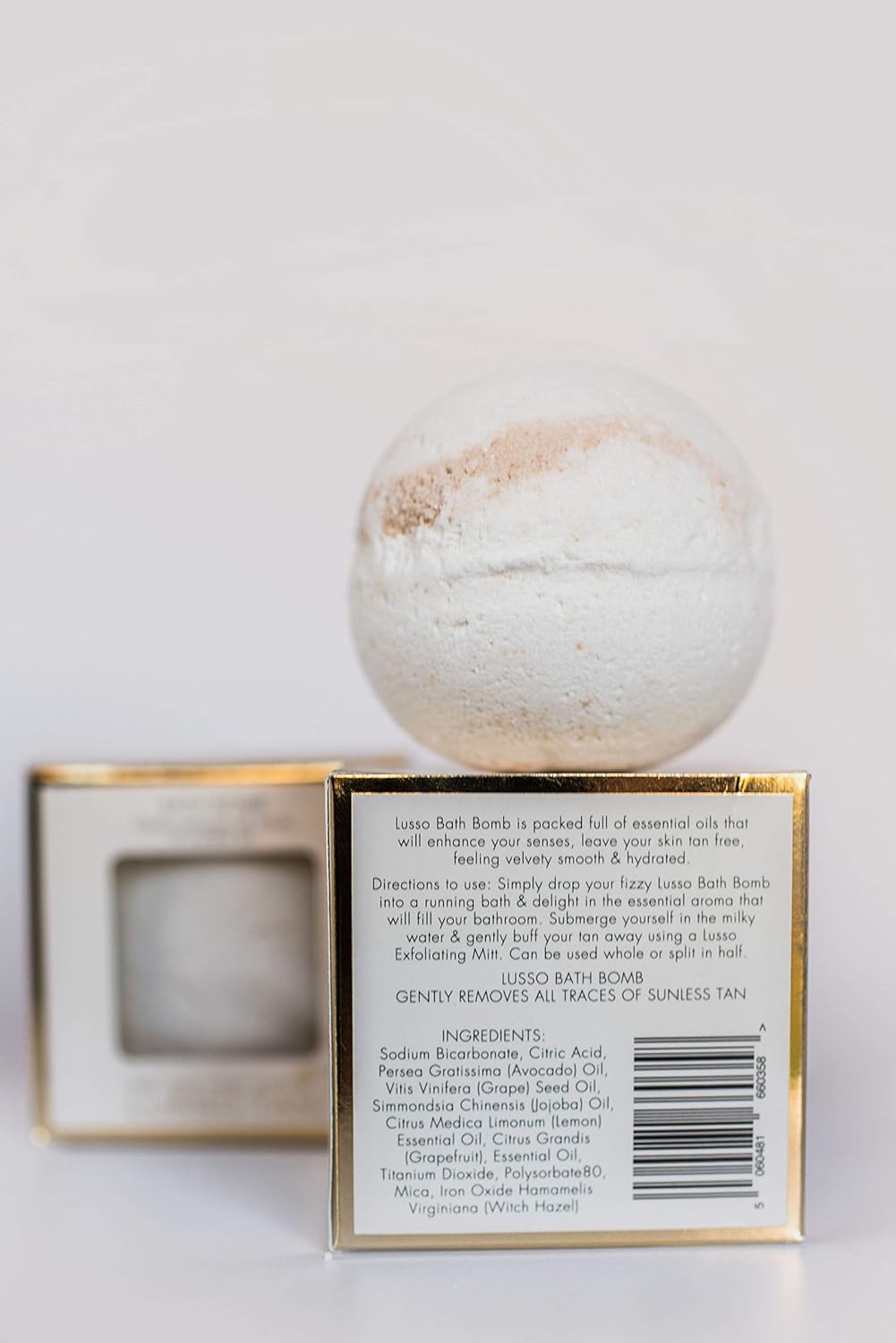 The Original Luxury Tan Remover Bath Bomb, by Lusso Tan. Organic - Image 3