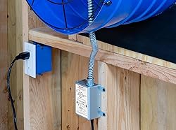Quietcool Attic Fan Adjustable Thermostat with