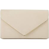 CHARMING TAILOR Faux Suede Clutch Bag Elegant Metal Binding Evening Purse for Wedding/Prom/Black-Tie Events | Faux Suede, Elegant, Metal Binding, for Wedding, for Prom, for Black-Tie Events