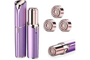 tuokiy Women Facial Hair Removal Device Battery Operated, Facial Hair Removal for Women，Facial Shaver for Women, Powered by 1 AA Battery (Not Included)