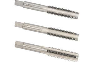 Aceteel 1/2"-13 UNC Hand Tap Right Hand, 1/2 x 13 Threading Hand Tap 3Pcs