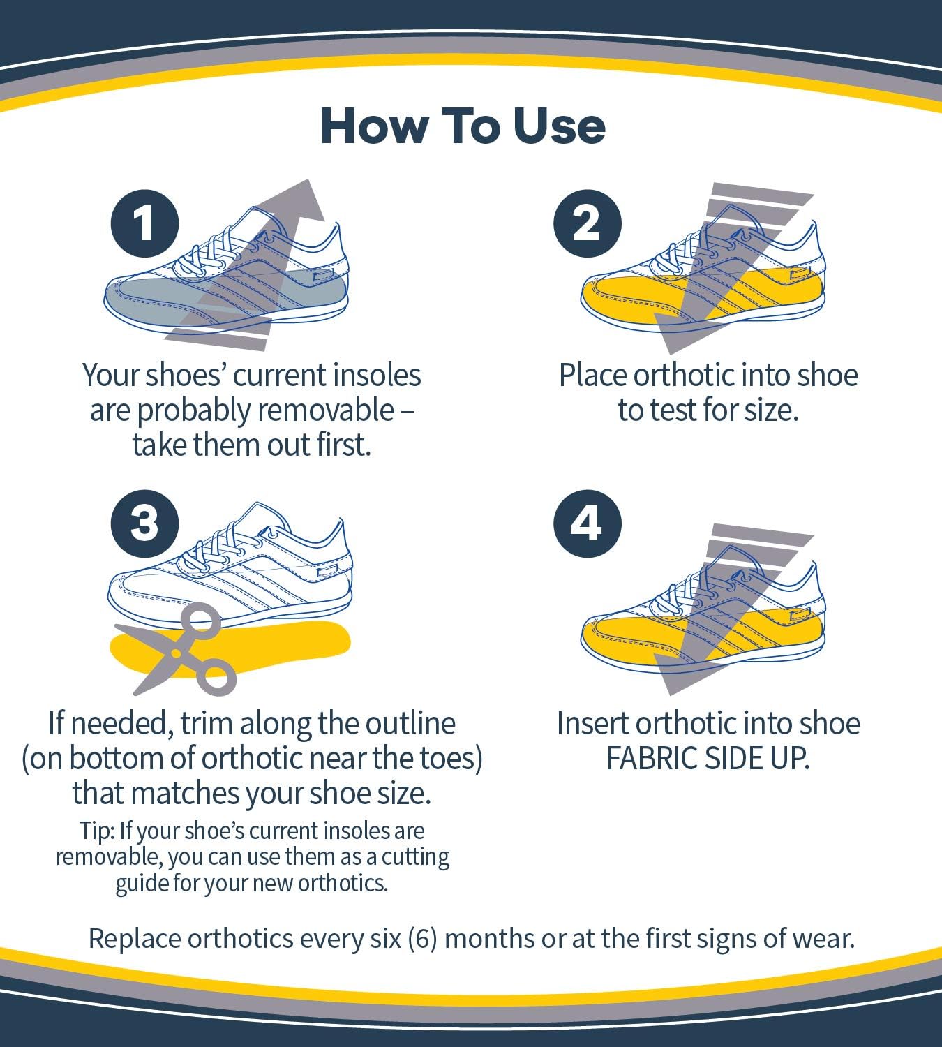 Dr. Scholl’s PLANTAR FASCIITIS Pain Relief Orthotics // Clinically Proven Relief and Prevention of Plantar Fasciitis Pain (for Men's 8-13, also available for Women's 6-10): Health & Personal Care