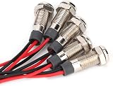 Garosa LED Indicator Light Set 5 Colors 6mm IP66 Waterproof 5Pcs view 7