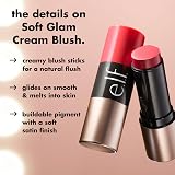 e.l.f. Soft Glam Cream Blush Stick, Buildable, Satin Finish, Vegan & view 2