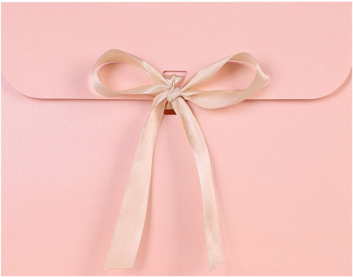 10Pcs Colourful Envelopes with Ribbon Kraft Paper Vintage Gift Envelope Invitation Greeting Card Envelopes for Valentine Christmas Thanksgiving Wedding Birthday Party Supplies Pink - Image 3