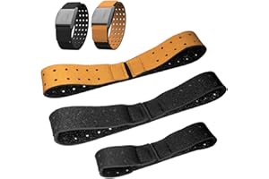 JAWFAIT 3Pcs Adjustable Heart Rate Monitor Armband Replacement Strap, Compatible with Orange Theory OTF, Two Armbands and One Wristband Set for Different Sports Scenarios (0.87 * 13.8 Inch+0.87 * 8.54 Inch)