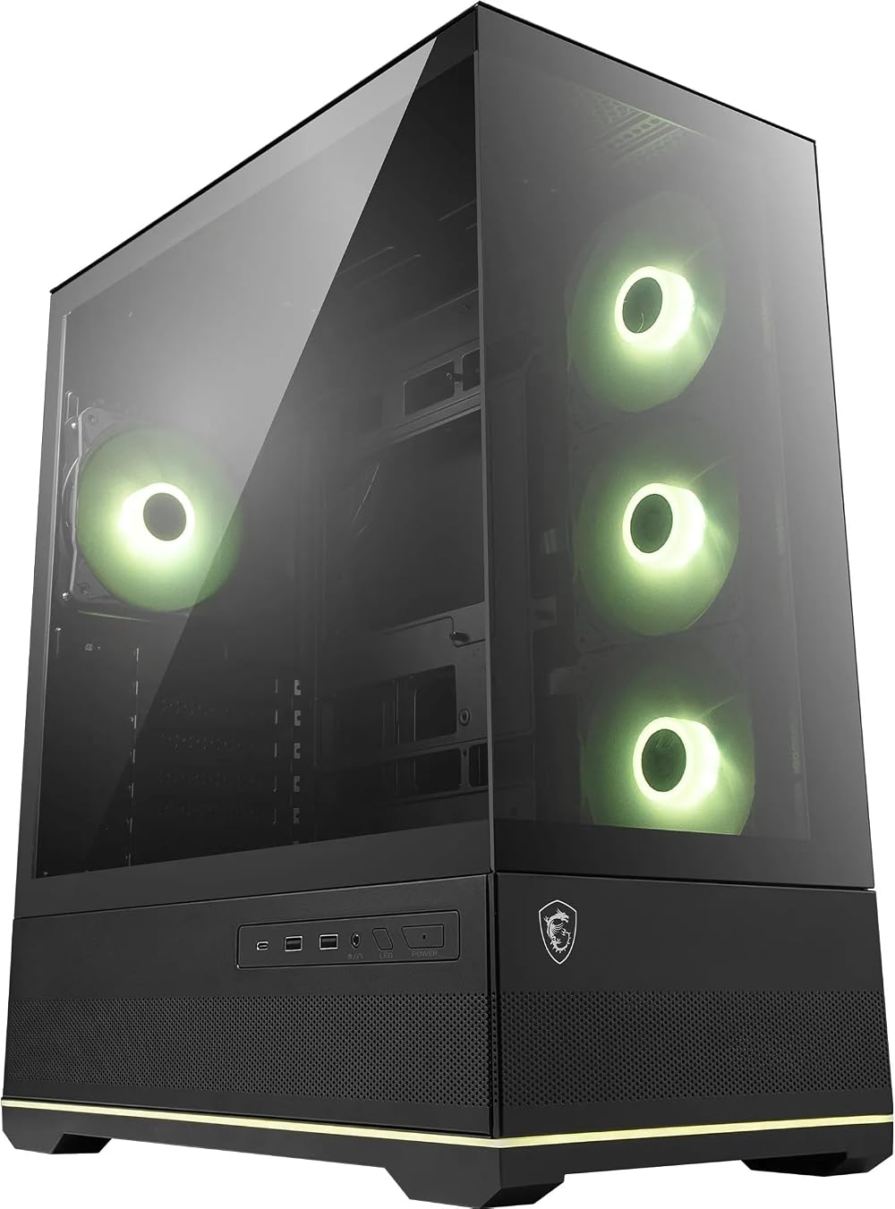 MSI MAG PANO 110R PZ Mid-Tower Gaming PC Case USB 20Gbps Type-C