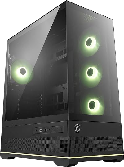 MSI MAG PANO 110R PZ Mid-Tower Gaming PC Case USB 20Gbps Type-C