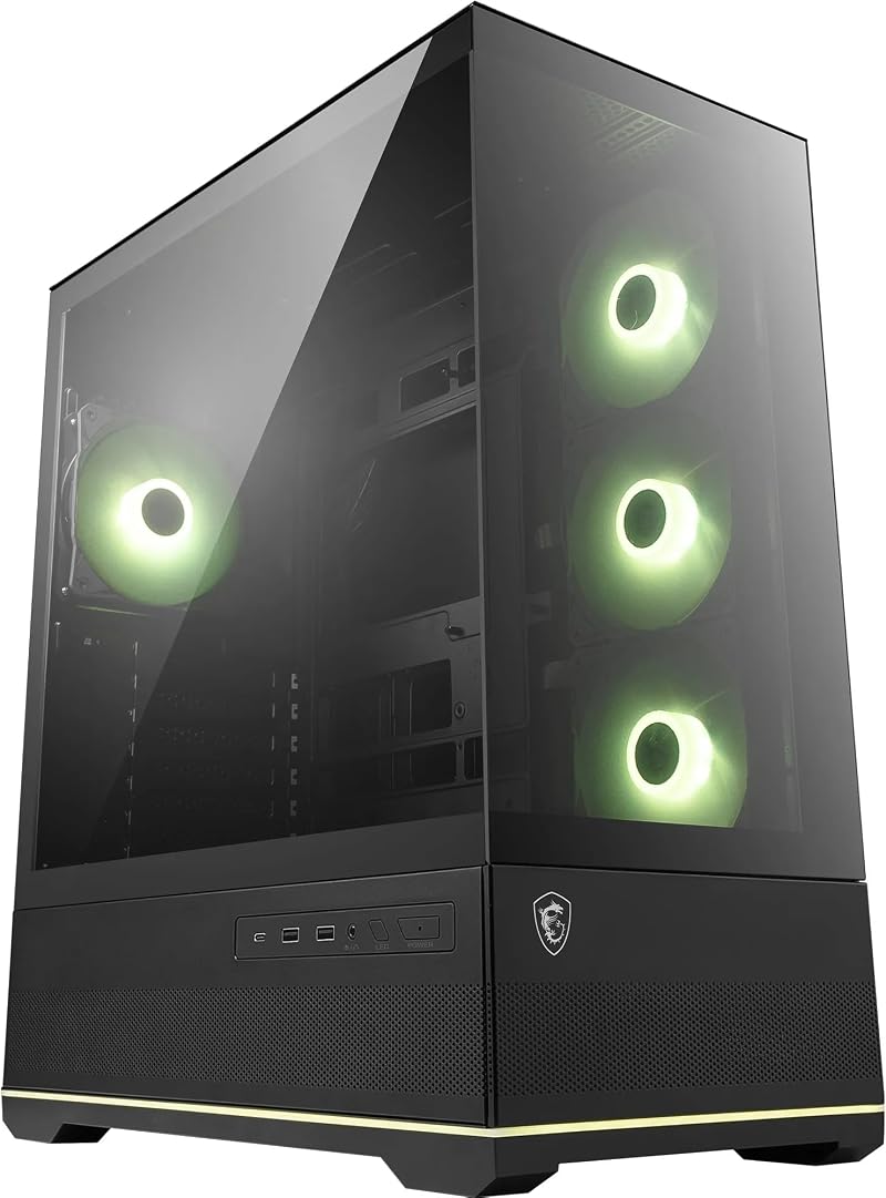 MSI MAG PANO 110R PZ Mid-Tower Gaming PC Case USB 20Gbps Type-C