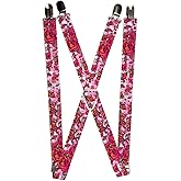 Buckle-Down unisex-adults Buckle-down Suspender - Born to Blossom Tattoo