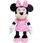 Disney Junior Mickey Mouse Bean Plush Minnie Mouse Stuffed Animal, Officially Licensed Kids Toys for Ages 2 Up, Gifts and Pre