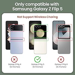 VEGO for Z Flip 5 Case, Galaxy Z Flip 5 case with