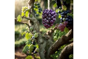 T-shin Grape Cluster Artisan Soap Bar,80G Boho Chic Handcrafted Purple Grapes with Jute Twine,Natural Aroma Skin Cleanse,Decorative Gift for Bridal Showers, Baptisms & Home Spa