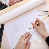 WSICSE Tracing Paper Roll 43cm x 23m for Sewing & Design White Translucent view 5