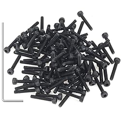 105 Pieces M2 x 12mm Socket Head Cap Screws, Thread