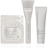 SHANI DARDEN SKIN CARE Triple Acid Peel, 2-Step Exfoliating Face Peel with Mandelic, Lactic & Glycolic Acids, Kaolin Clay Neutralizing Mask & Brush, Helps Improve Dark Spots & Skin Texture, 0.5 fl oz