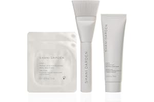 SHANI DARDEN SKIN CARE Triple Acid Peel, 2-Step Exfoliating Face Peel with Mandelic, Lactic & Glycolic Acids, Kaolin Clay Neutralizing Mask & Brush, Helps Improve Dark Spots & Skin Texture, 0.5 fl oz