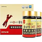 Sookwang Korean Red Ginseng & Herbal Extract Blend – 6-Year-Old Ginseng, Traditional Herbal Concentrate_16.93 oz_480g(2ea)