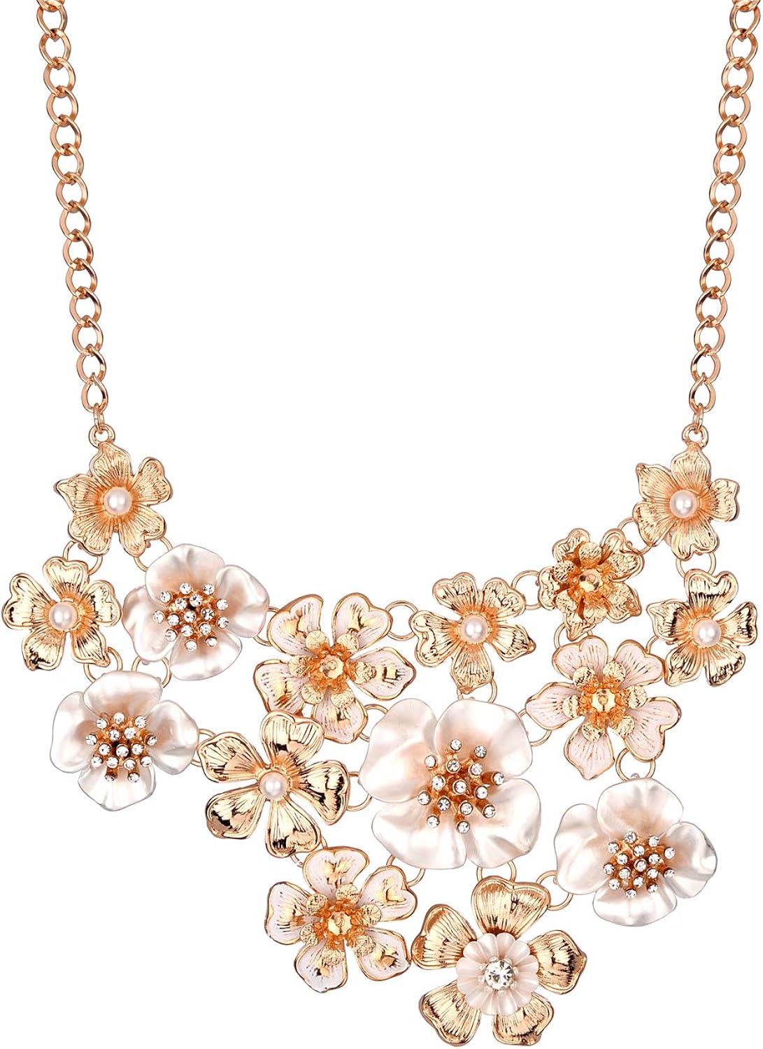 Jones New York Gold Floral White Pearl