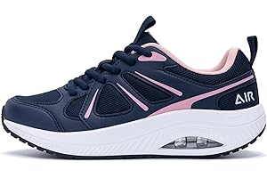 AOV Women Arch Support Walking Shoes Orthotic Sneakers for Plantar Fasciitis Foot and Heel Pain Relief Tennis Shoes, Size 5.5-11