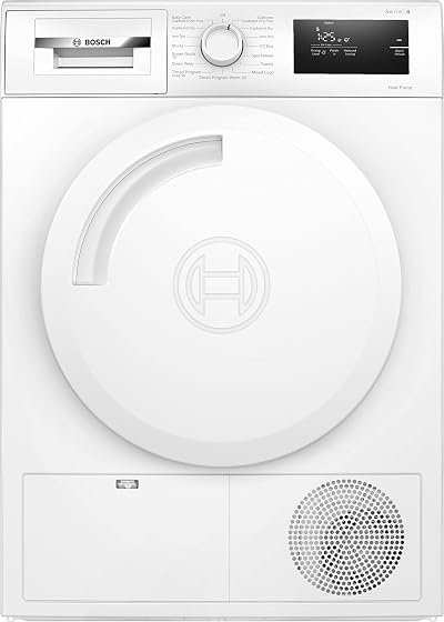 Bosch Series 4 Heat Pump Tumble Dryer 8 kg Freestanding White