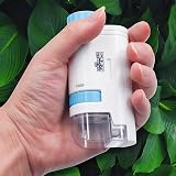 TFHAllOSTYLE 200x Zoom Mini Microscope Portable Pocket LED Light HD Kids view 7