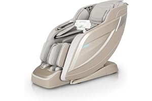 Osaki Titan 8500 Max 4D Massage Chair, Full Body Dual Rail SL Track Recliner, 3-Stage Zero Gravity, Voice Control, 32 Air Cel