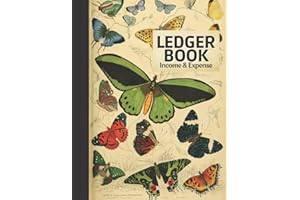 Ledger Book: Income and Expense Log Book, Financial Accounting Log Notebook and Tracker to Record Income and Expenses For Sma