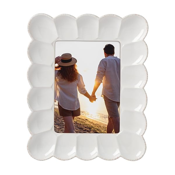 LENOX 895082 FRENCH PERLE SCALLOP 5X7 FRAME