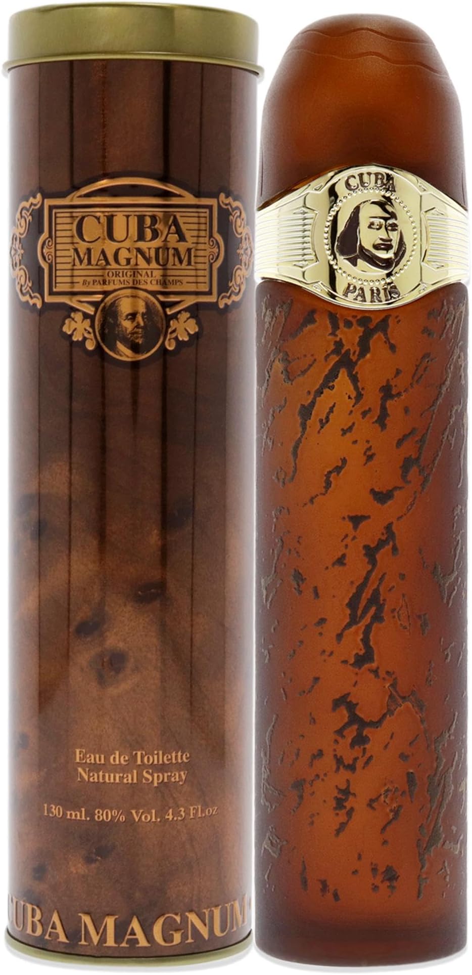 Cuba Magnum Gold Homme Eau de Toilette EDT Spray for Men 130ml