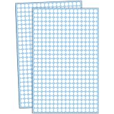 6000 Pack - 1/4" Small Dot Stickers Round Labels - White