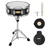 Eastar Snare Drum Set with Drum Sticks, Stand, Mute