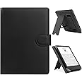LIUDENWIN Universal Case for 6",6.8" Paperwhite E-Reader, Compatible with Kobo Clara HD/Kobo Clara 2E Leather Stand Cover for 6-6.8'' Pocketbook/Tolino E-Book Reader,Black