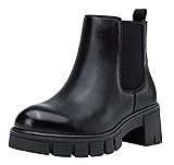 Jeossy Women's Ankle Boots 9606L Black Leather